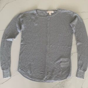 Michael Kors Metallic Mesh Sweater